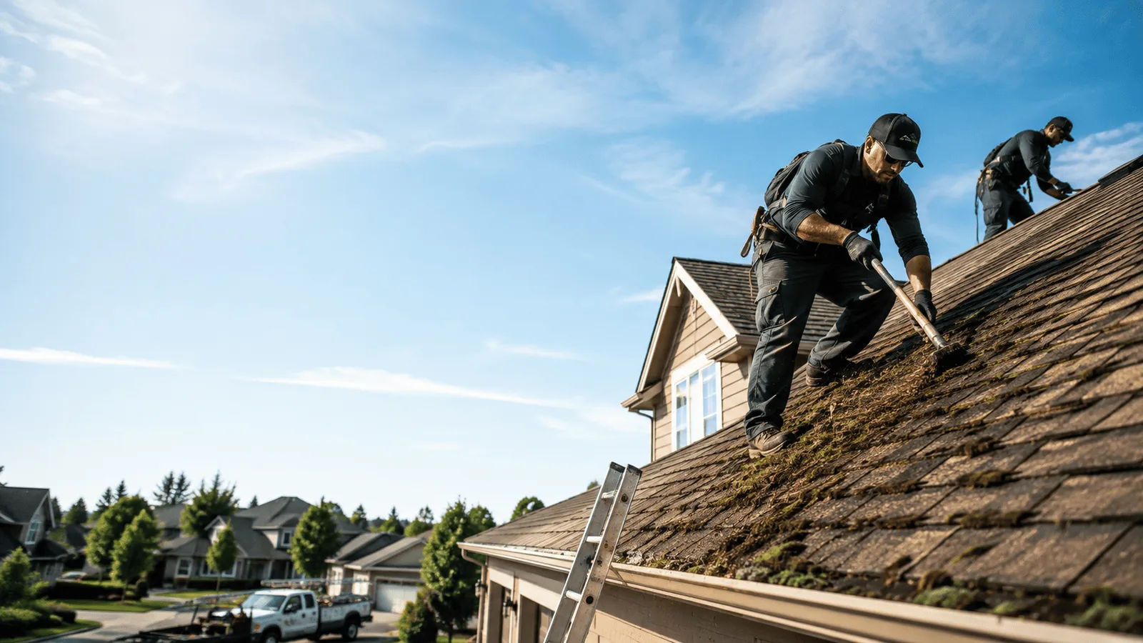 Roof Moss Removal in Bad Axe, MI near me